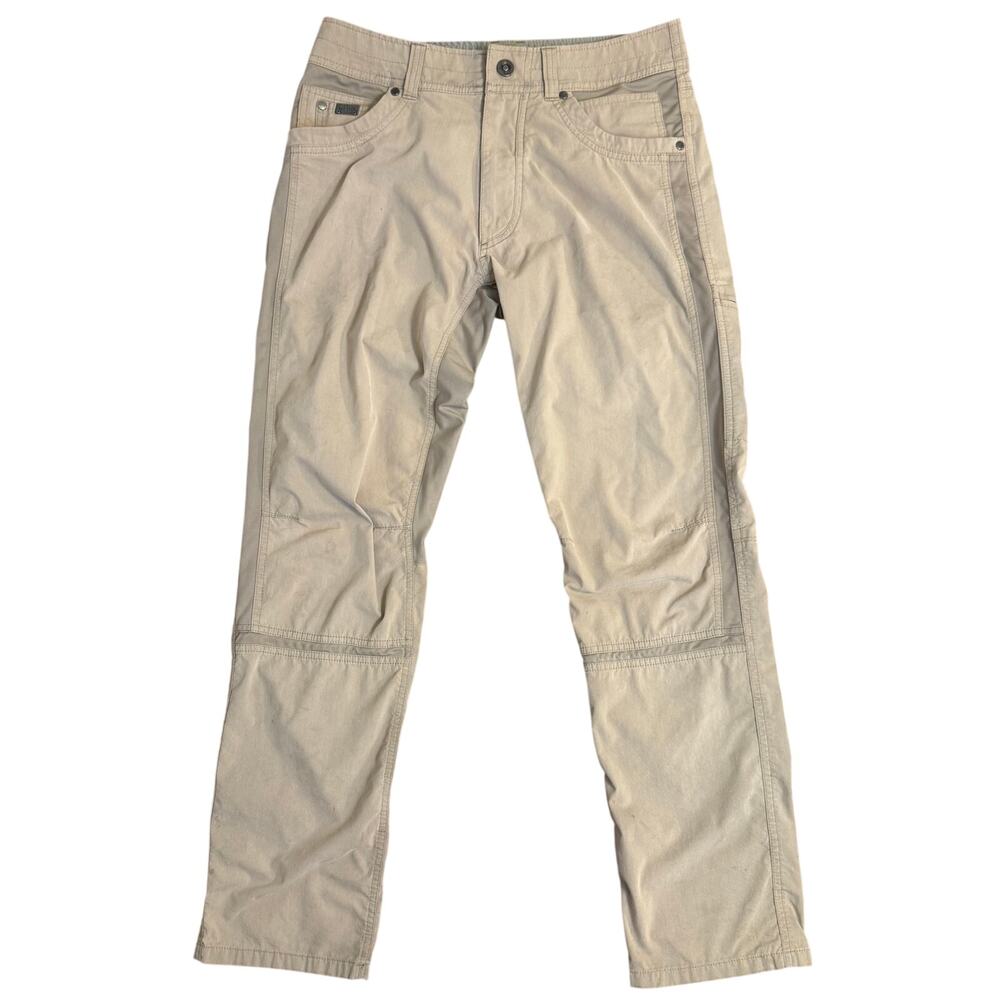 Kuhl Radikl Hiking Pants Lightweight Technical Stretch Khaki Tan Men's 30 x 32